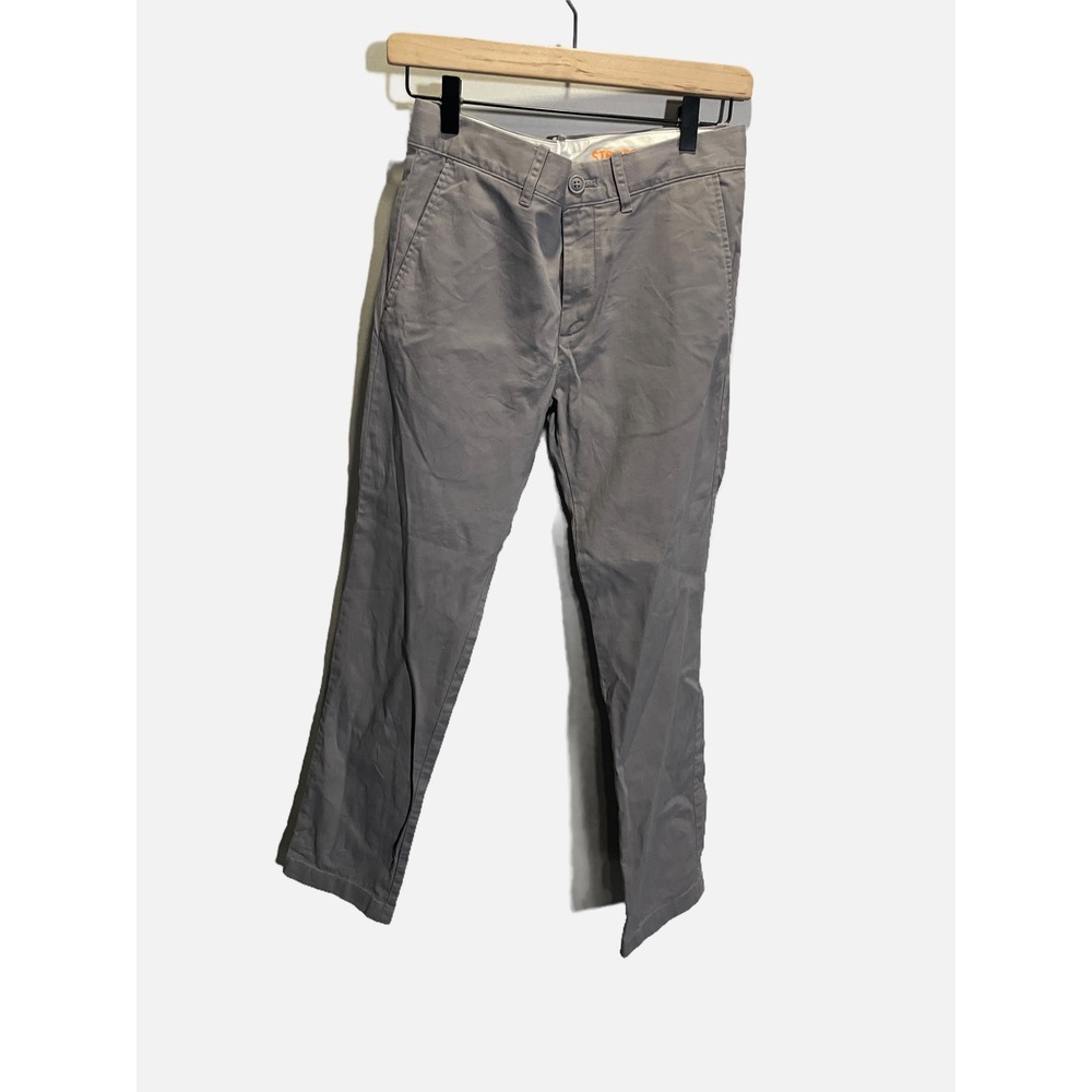 Crewcuts Chino Pants Boys 14 Gray Stretch Slim Fit Casual School Classic